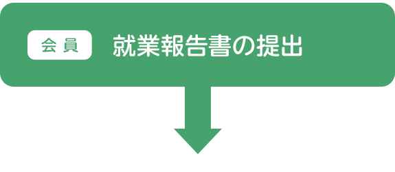 画像：会員　就業報告書の提出